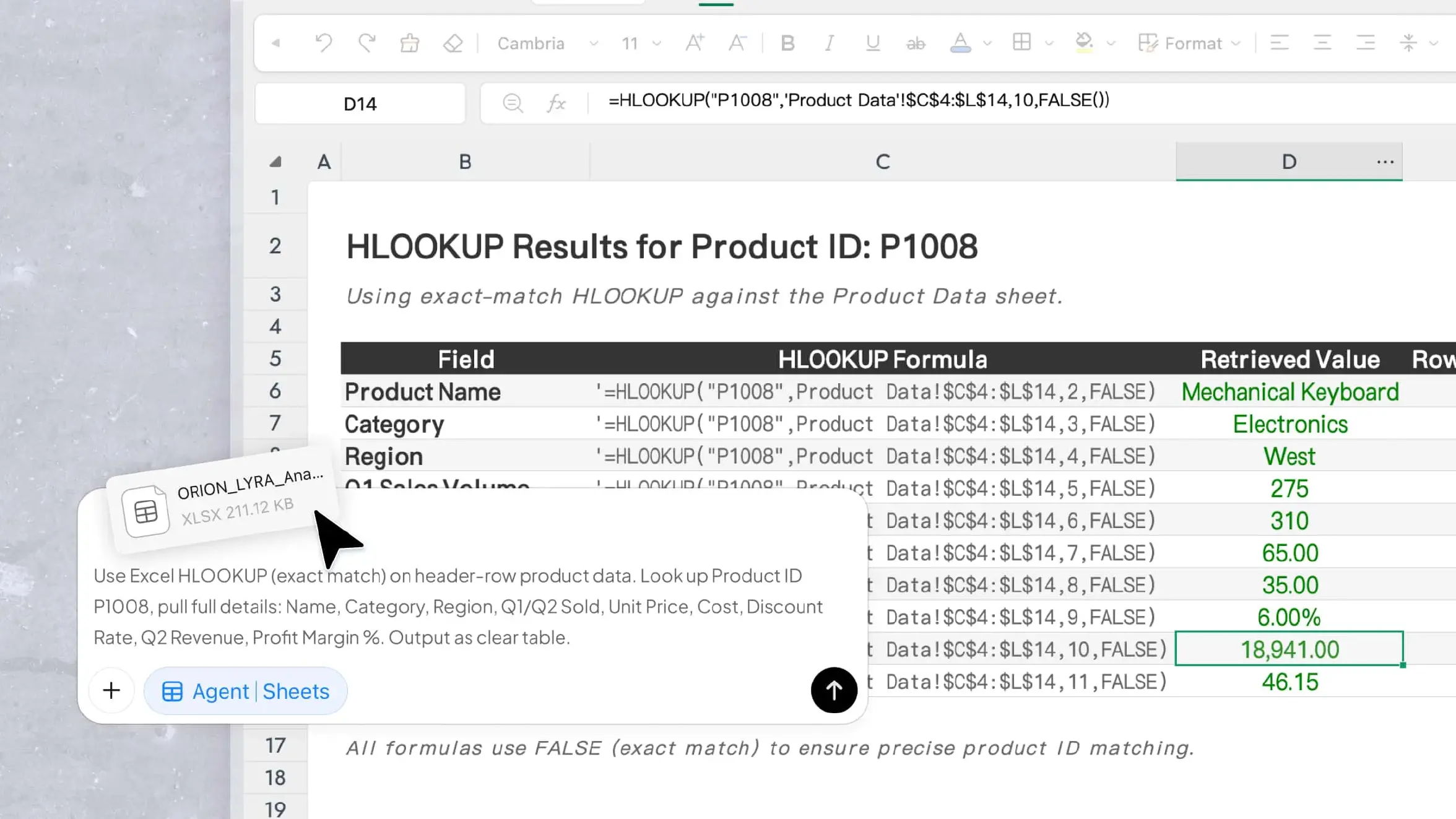 HLOOKUP in Excel: What It Is, How to Use It, and Examples