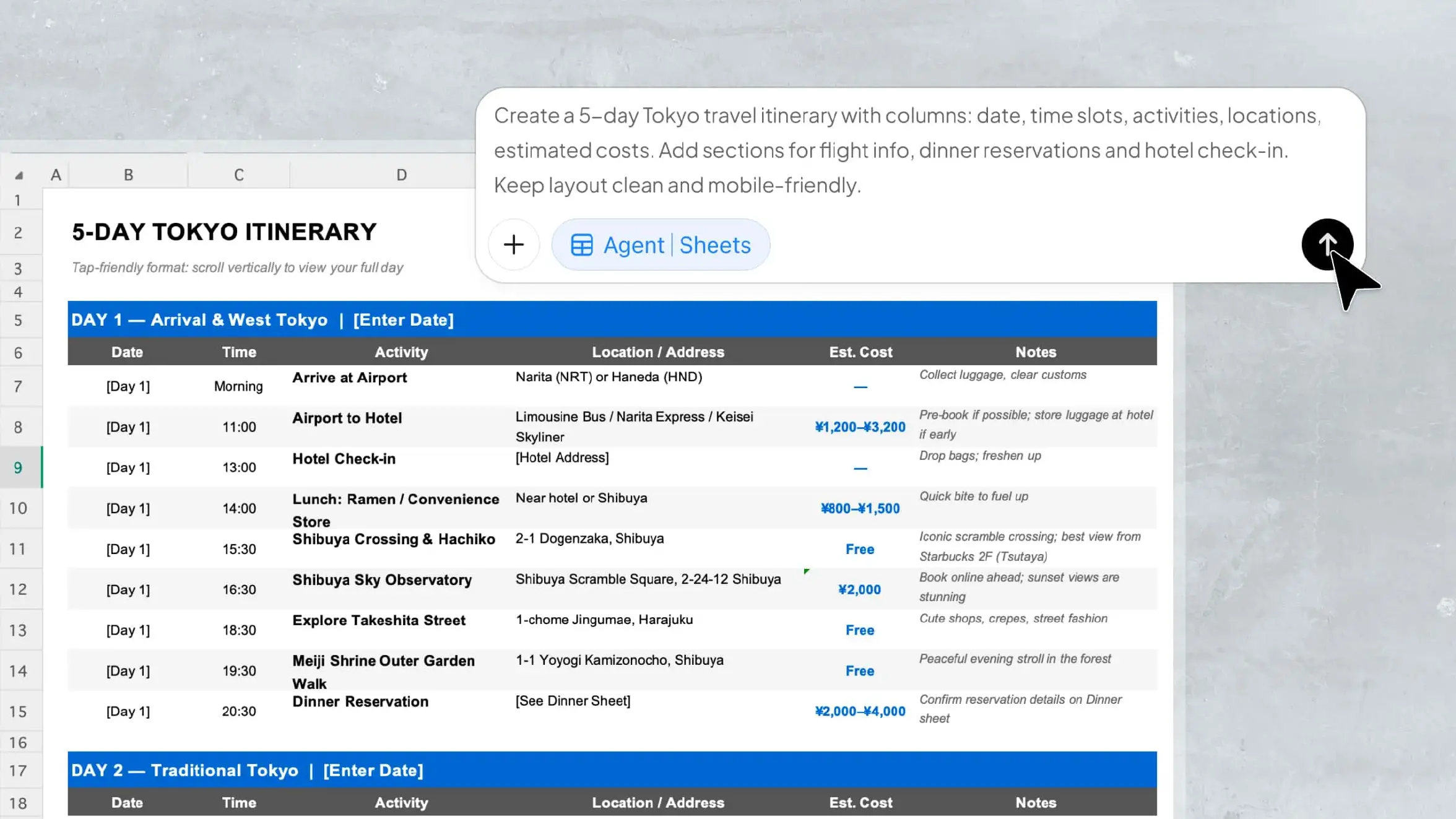 10 Excel Templates for Travel Itineraries: Plan Your Trip Stress-Free