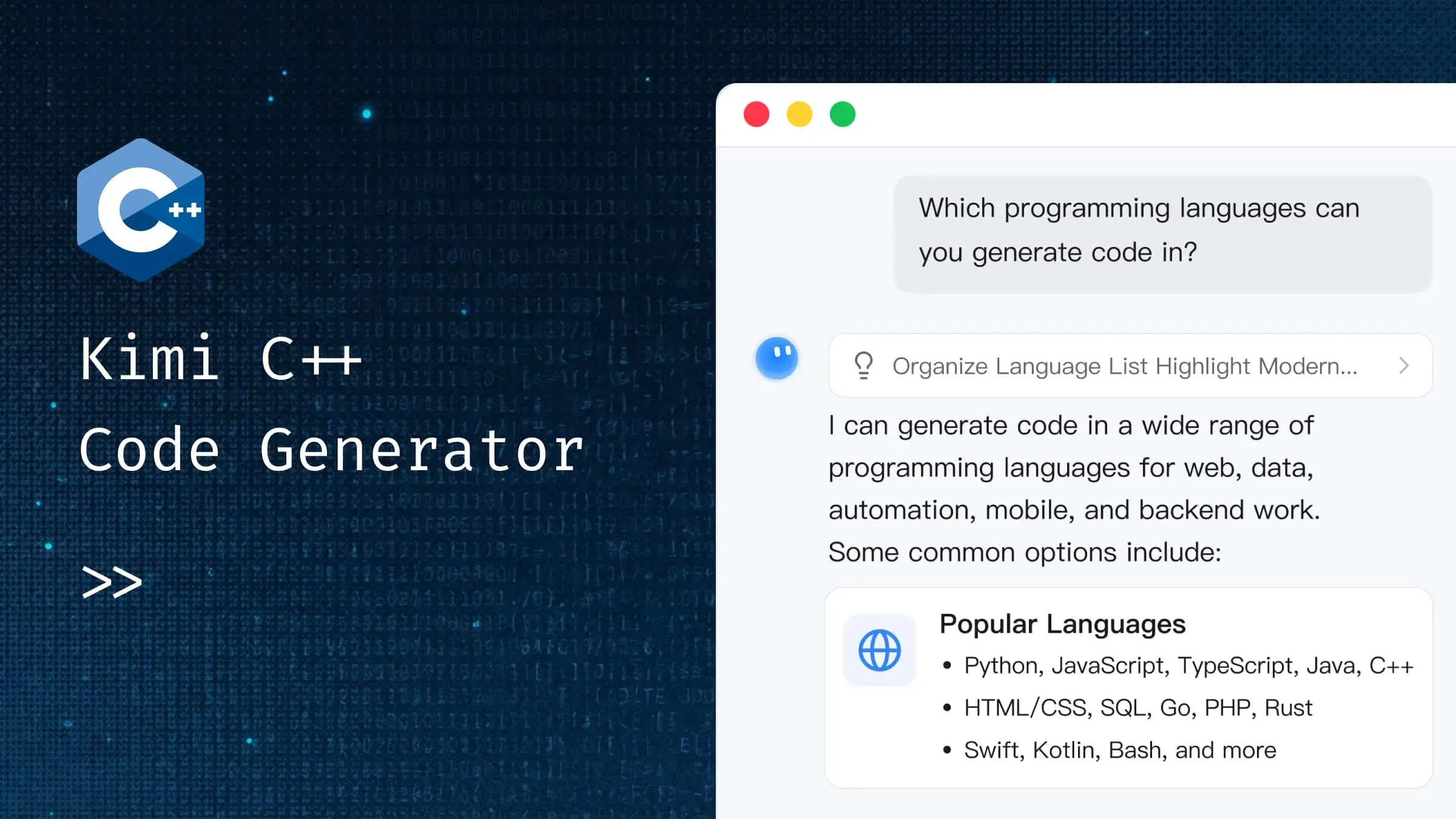 AI C++ Code Generator for Efficient Program Crafting
