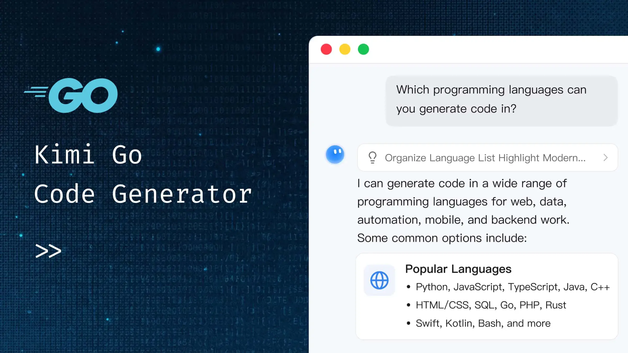 AI Go Code Generator for Scalable Service Building