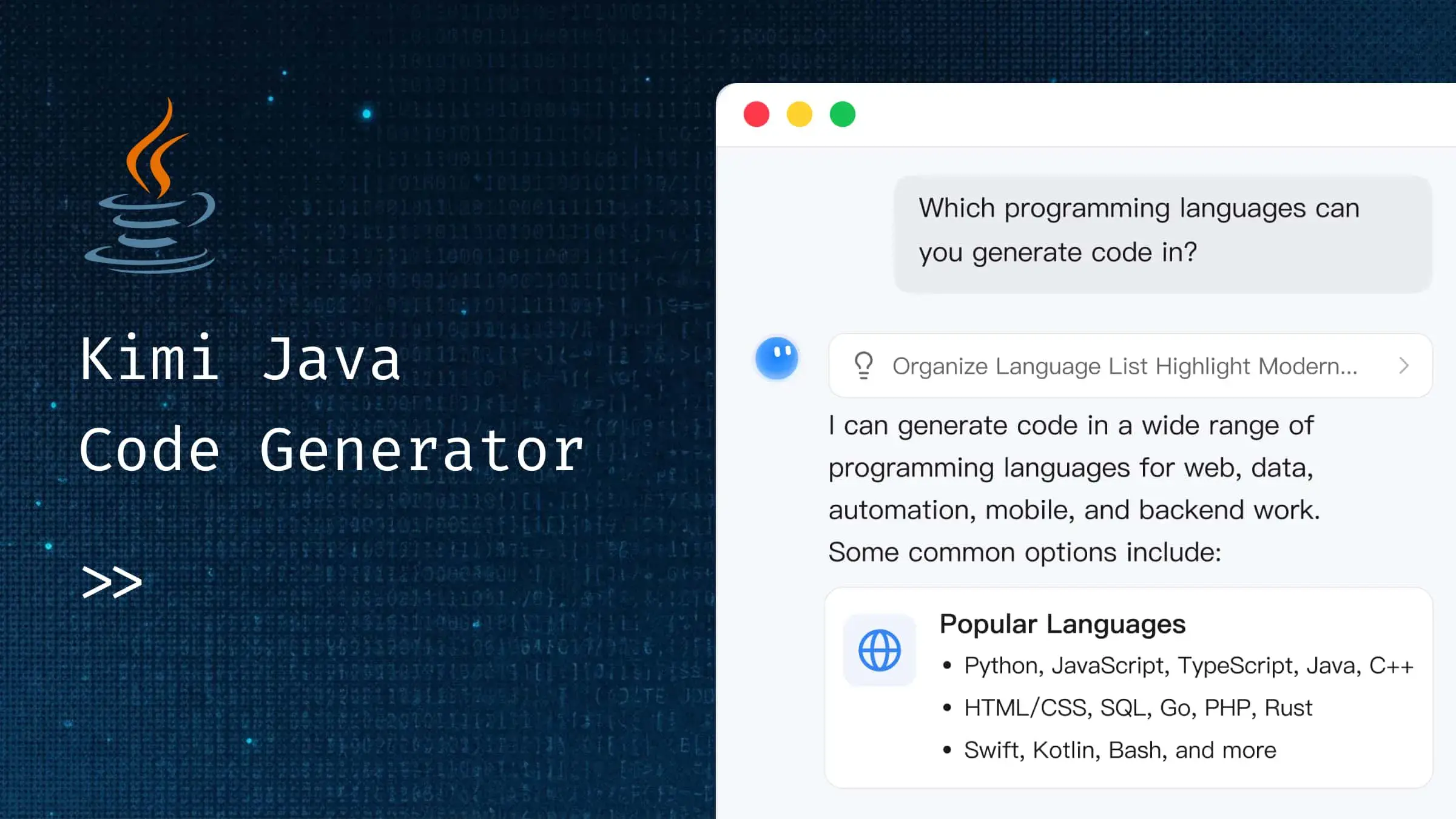 AI Java Code Generator for Robust Solution Building