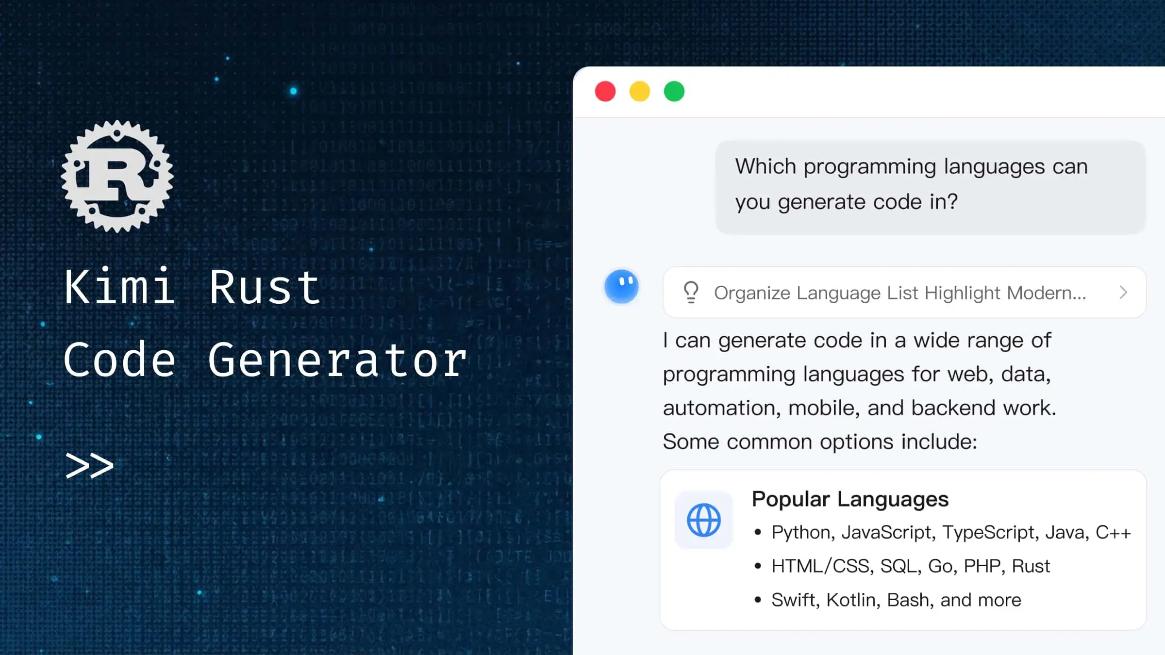 AI Rust Code Generator for Safe Software Crafting