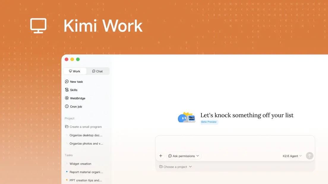 Kimi Work: The Local AI Agent for Your Desktop