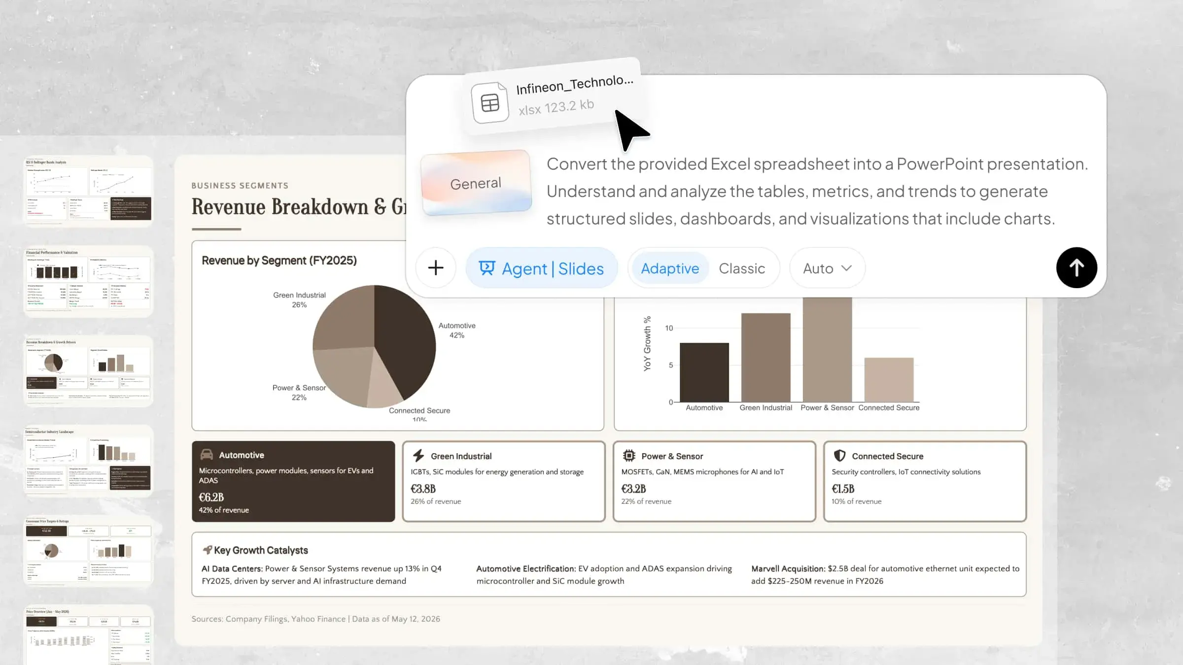 Excel to PPT AI Converter: Turn Data into Slides with Kimi