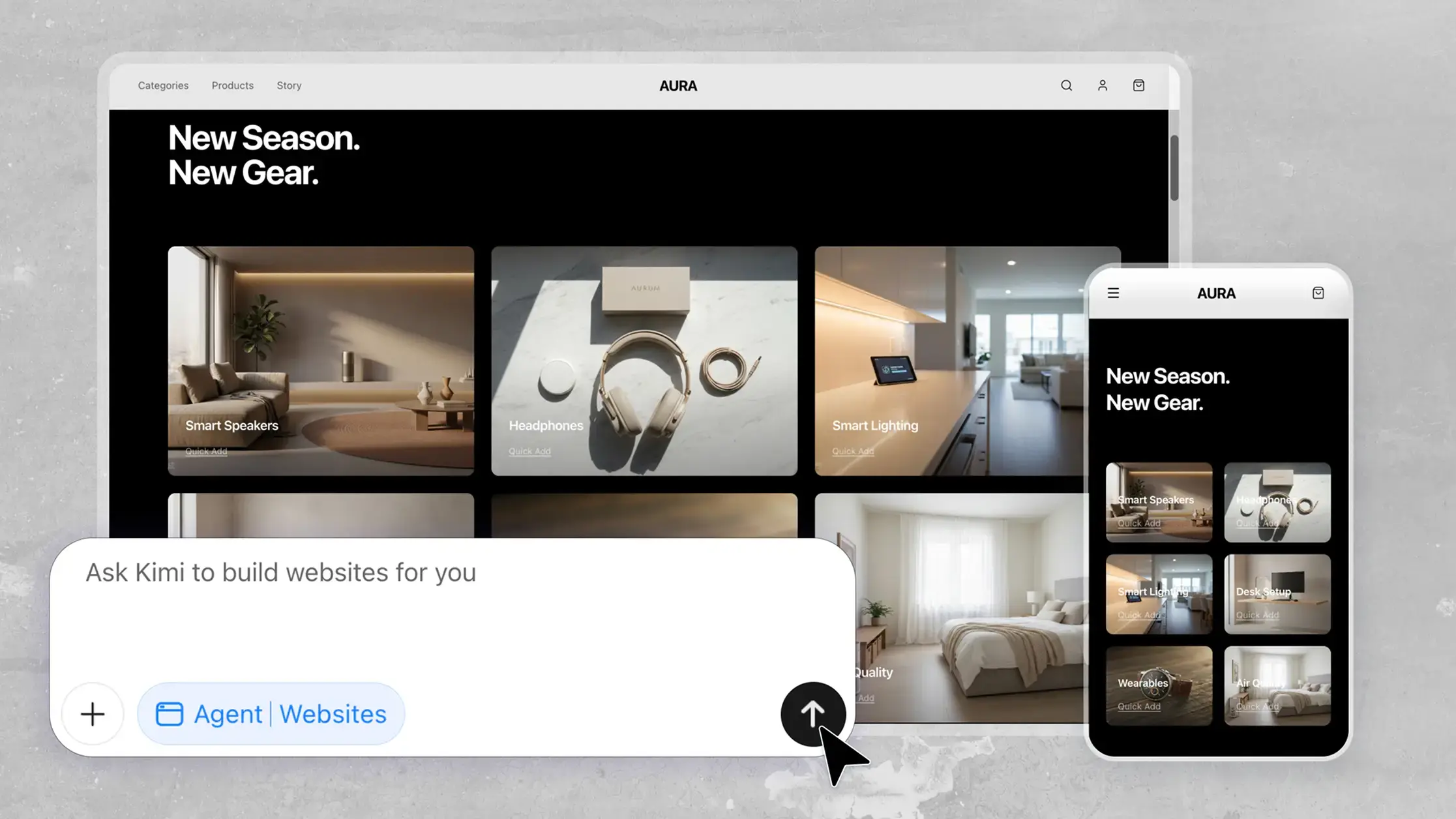 Build Sites with AI Landing Page Generator in Kimi Websites