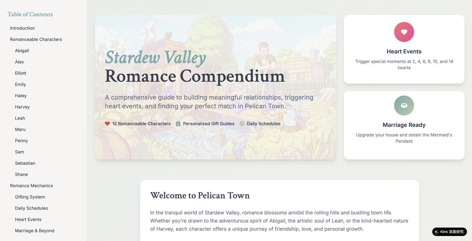 Stardew Valley Romance Guide