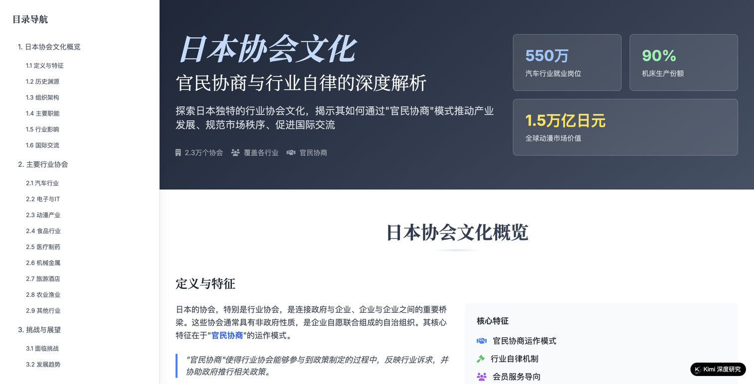 日本行业协会与官民协商