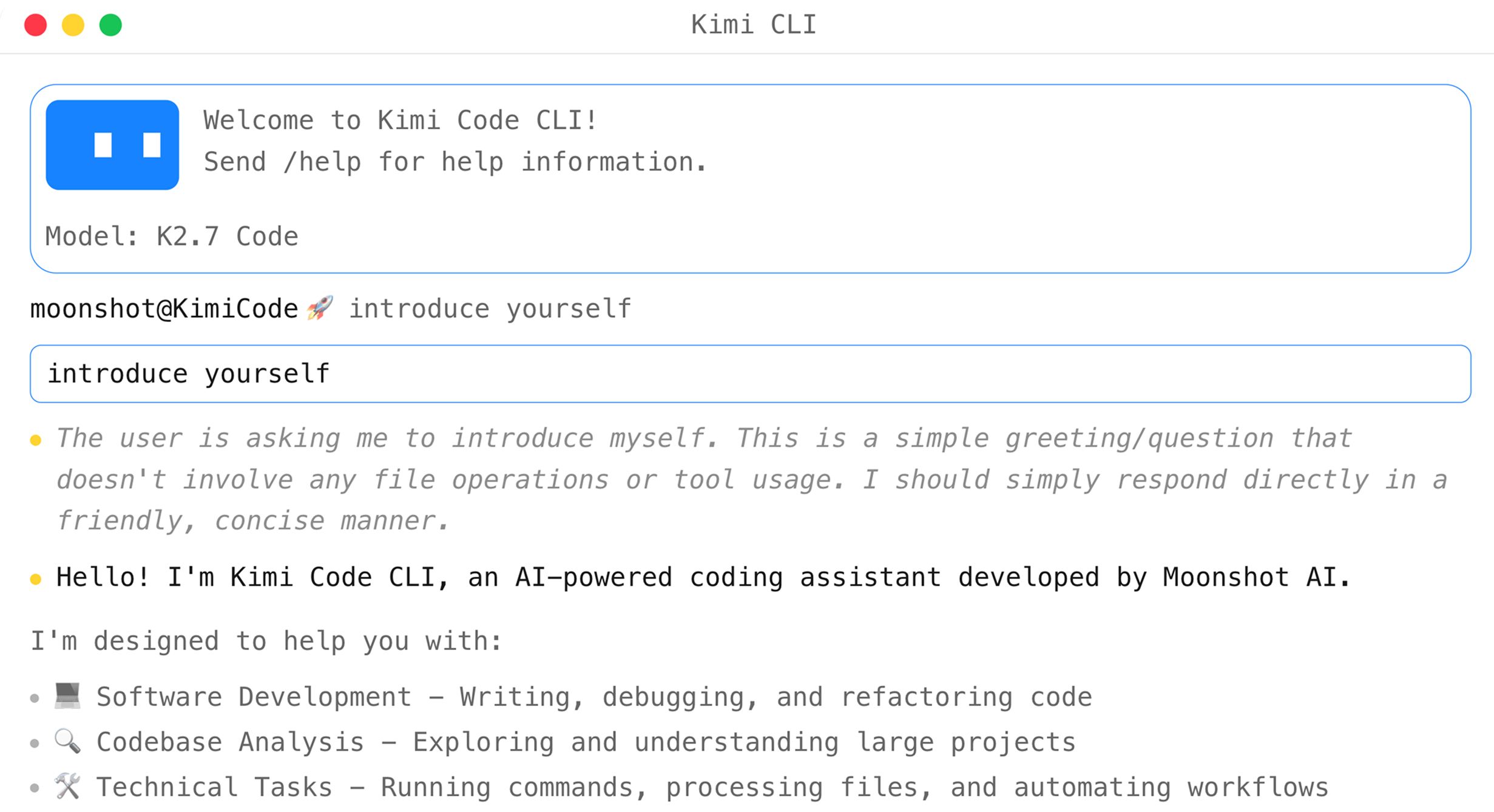 Kimi Code – KI-gestützter Assistent für Coding-Workflows