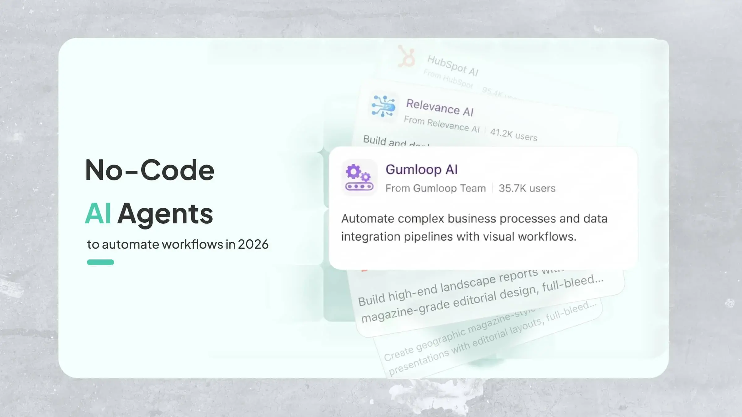 10 No-Code AI Agents to Automate Workflows in 2026