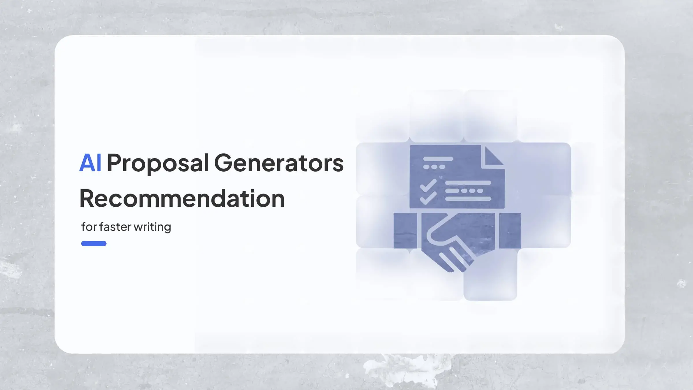 10 Free AI Proposal Generators for Faster Writing