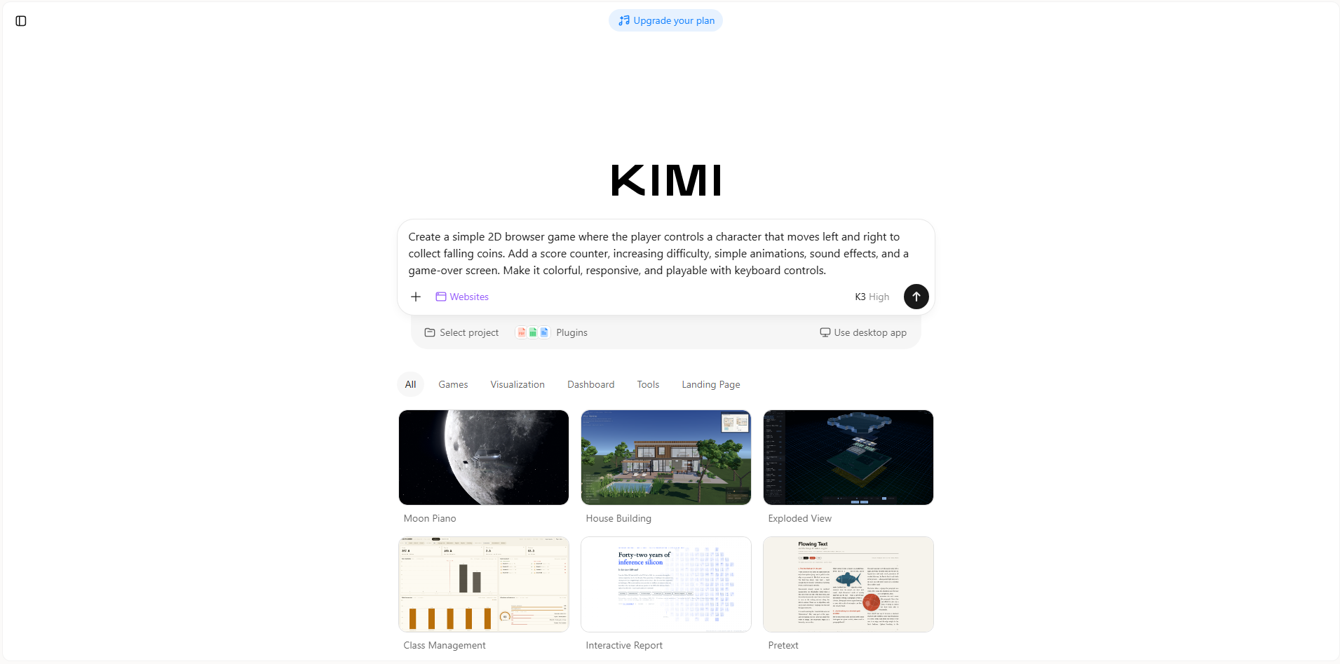 Start with a small game idea